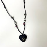 Heart AUM - Flower pink ball