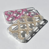 CROCHET NET PHONE CASE_IVORY