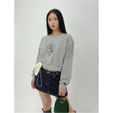 サークルスタックロゴクロップスウェット / MTM CIRCLE STACK LOGO CROP MTM 2COLOR