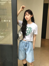 ロキシーハートクロップT