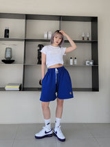 VENTIQUE Wappen Embroidery Signature Shorts 8color