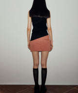アンバランスホルターノースリーブ / UNBALANCED HALTER SLEEVELESS (BLACK)