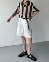 OA クロッフルカラーニットウェア / OA Croffle Collar Knitwear (4 colors)