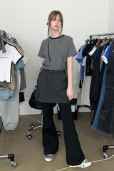 COLORS SKIRT PANTS (BLACK)