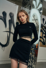 レタスエッジポイントトップス / Lettuce Edge Point Top (4573555130486)