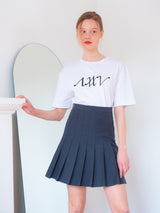 PLEATS SKIRT_NAVY (6580082540662)