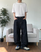 Non-fade Raw Denim Pants