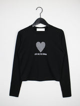 ハートチェッカーTシャツ / Heart Checker T-shirt (3color)