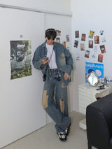 3 TAP Smoke Wrinkle Wash Denim Pants (2color)