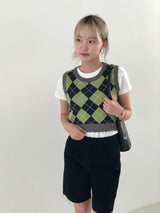 Scottish fish knit vest