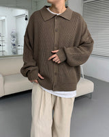 ウォーマーバルーンカラーカーディガン / AZ Warmer Balloon Collar Cardigan (7 colors)