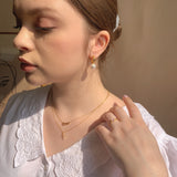 1990's Lover and Cross Necklace (6560280281206)