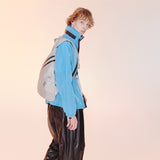 HYBRID MESSENGER BAG (SILVER)