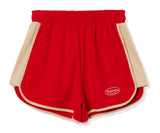 COLOR BLOCK JERSEY SHORTS_RED (6580853801078)