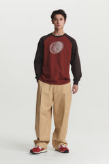 GARDEN SYMBOL GRAPHIC  REGLAN T-SHIRT (brick mix)