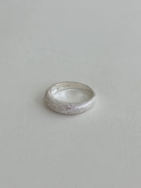 [92.5silver] glitter volume drop ring