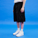 ビッグポケットバンディングカーゴショートパンツ/Big pocket banding cargo short pants