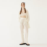 PLEATS BANDING PANTS (IVORY) (6579694567542)