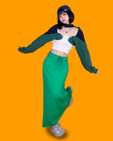 スニーカークロップスウェット＋スリーブレスセット / sneakert crop mtm + sleeveless set (2color)