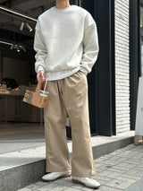 ロイドダブルサイドマルチファンクションオーバーサイズフィットスウェットシャツ / Lloyd's double sided multifunctional oversized fit sweatshirt (12 colors)