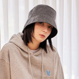 VA Square Drop Overfit Bucket Hat / Charcoal