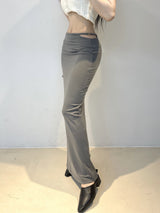 ストラップスリットマキシロングスカート/772. Strap slit maxy long sk (2color)