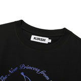 チェリーアーチロゴクロップTシャツ / CHERRY ARCH LOGO CROP T-SHIRT [BLACK]