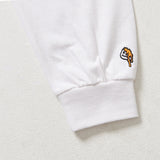 オーバーフィットレタリングロングスリーブT/OVERFIT LETTERING LONG-SLEEVED T-WHITE