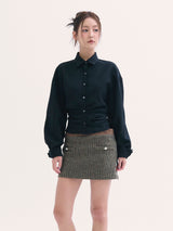 レオナシャーリングシャツ
