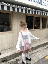 バレリーナシャーリングノースリーブ / ballerina shirring sleeveless