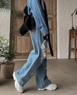 lacquer damage denim (6694894076022)