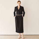 ツイードブルームスカート/Tweed bloom skirt