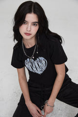 クロームハートクロップTシャツ