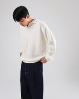 Vカラーメッシュニット/V collar mesh knit 5color