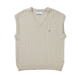ケーブルニットベスト / Express Holiday Cable Knit Vest_Ivory