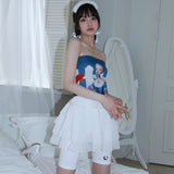 0 8 ティアードスカートレギンス / 0 8 tiered skirt leggings  - WHITE