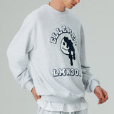 アーチプリンティングスウェット/ARCH PRINTING SWEAT SHIRT-WHITE MELANGE