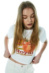 トマトピュレクロップTシャツ/TOMATO PUREE CROP TEE [WHITE]