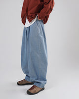 リアルバルーンデニムパンツ/real balloon denim pants 2color