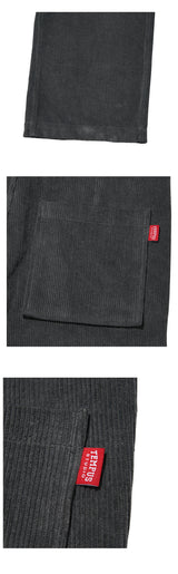 カサカウボーイジャンプスーツ/CASA CORDUROY JUMPSUIT [CHARCOAL]