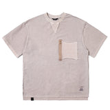 23 インサイドアウトピグメントオーバーサイズTシャツ / 23 INSIDEOUT PIGMENT OVERSIZED T-SHIRTS BEIGE / CHARCOAL