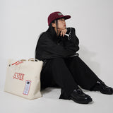 A LABEL CANVAS BAG (ivory!)