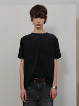 CORDUROY T-SHIRT BLACK (6594024734838)