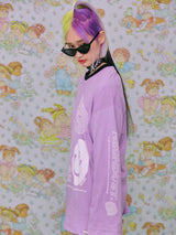 ND 21SS Smile T-shirt PURPLE (6552549687414)