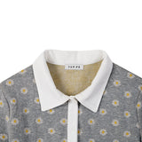 BLOOM COLLAR T-SHIRT_GREY (6600102674550)