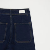 ワイドフィットハートシェープ刺繡ジーンズ/WIDE FIT HEART SHAPE EMBROIDERY JEAN [6887]