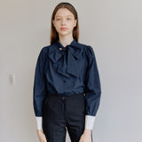 COLOR TIE SHIRT_NAVY (6600107556982)