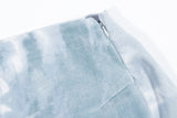 TIE-DYE DRAPING LONG SKIRT (White)