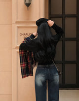 [BELLIDE MADE] Soft button long-sleeve knitwear