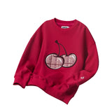 BIG CHERRY NAPPING SWEATSHIRT [LIGHT BURGUNDY]